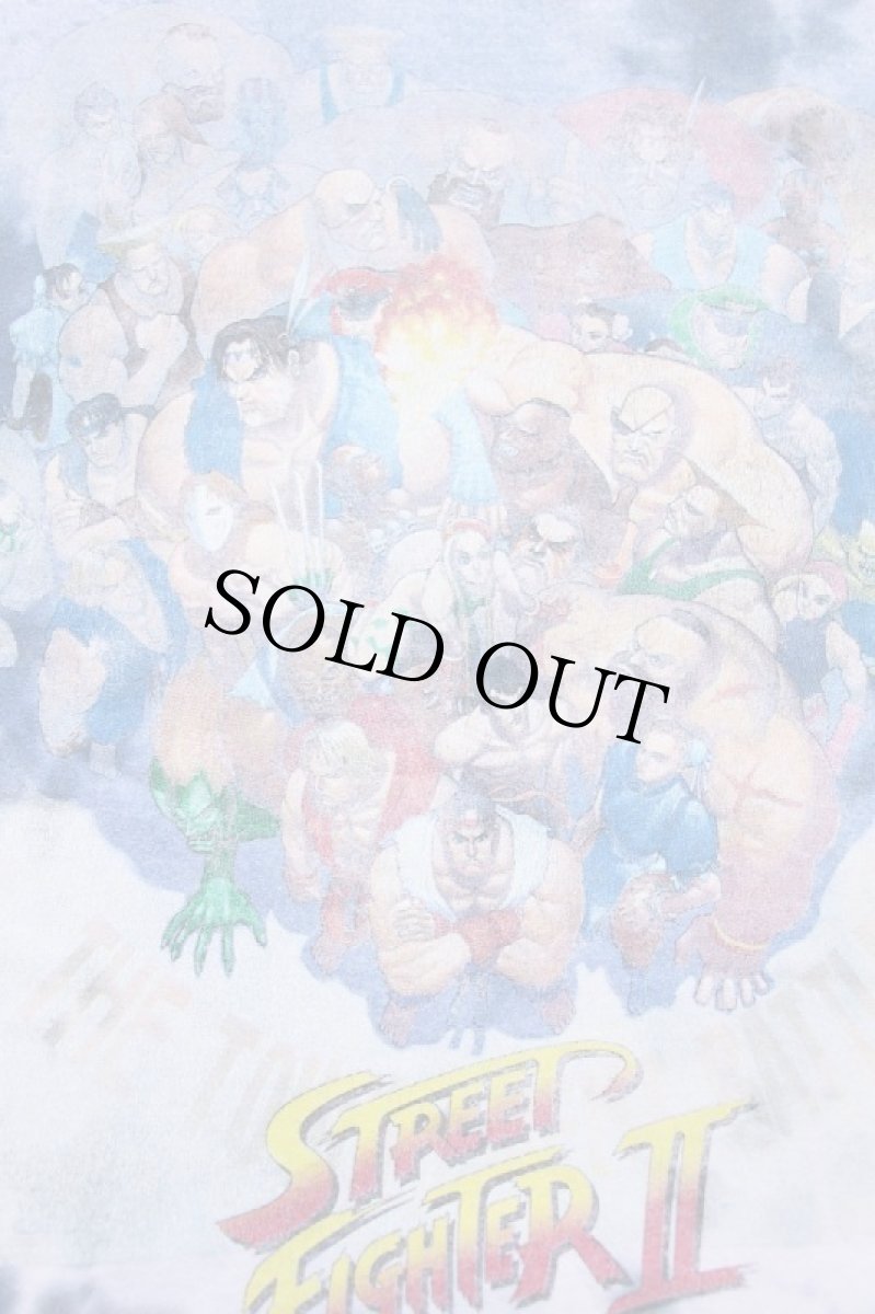画像5: STREET FIGHTERII ストリートファイター2 タイダイ染め コットンTシャツ M (5)