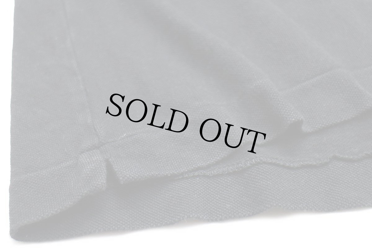 画像5: 00s LACOSTEラコステ ワンポイント コットン 鹿の子 ポロシャツ 黒 7★147 (5)