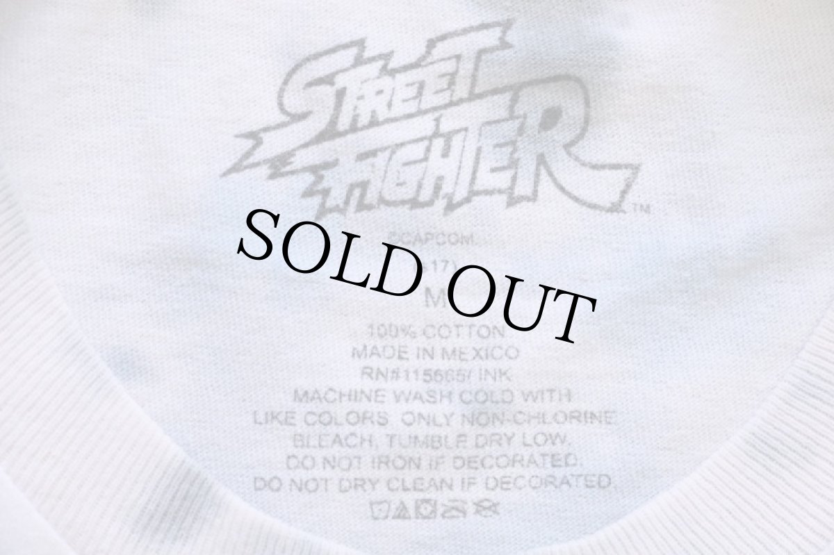 画像4: STREET FIGHTERII ストリートファイター2 タイダイ染め コットンTシャツ M (4)