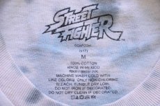 画像4: STREET FIGHTERII ストリートファイター2 タイダイ染め コットンTシャツ M (4)