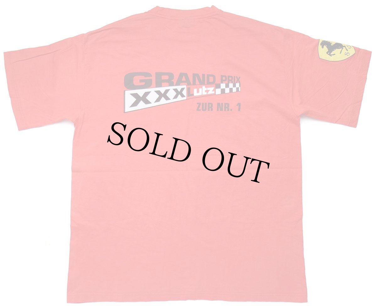 画像3: 00s GRAND PRIX Ferrariフェラーリ BRIDGESTONE HUGO BOSS ロゴ 両面プリント コットンTシャツ 赤 XL (3)