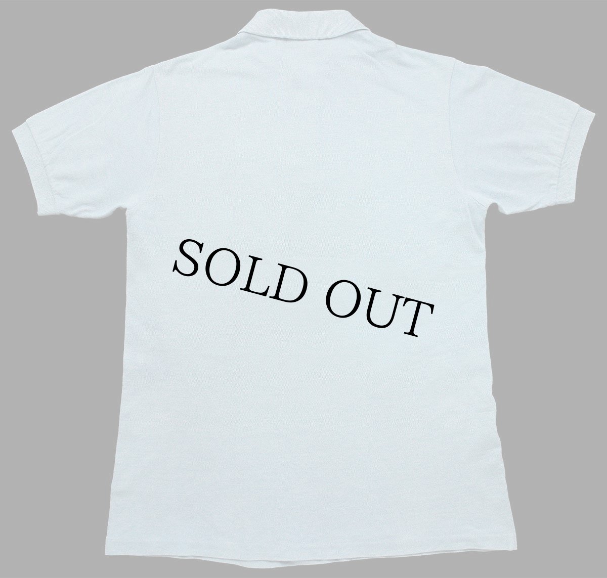 画像2: 00s LACOSTEラコステ ワンポイント コットン 鹿の子 ポロシャツ 杢ライトブルー 3★144 (2)