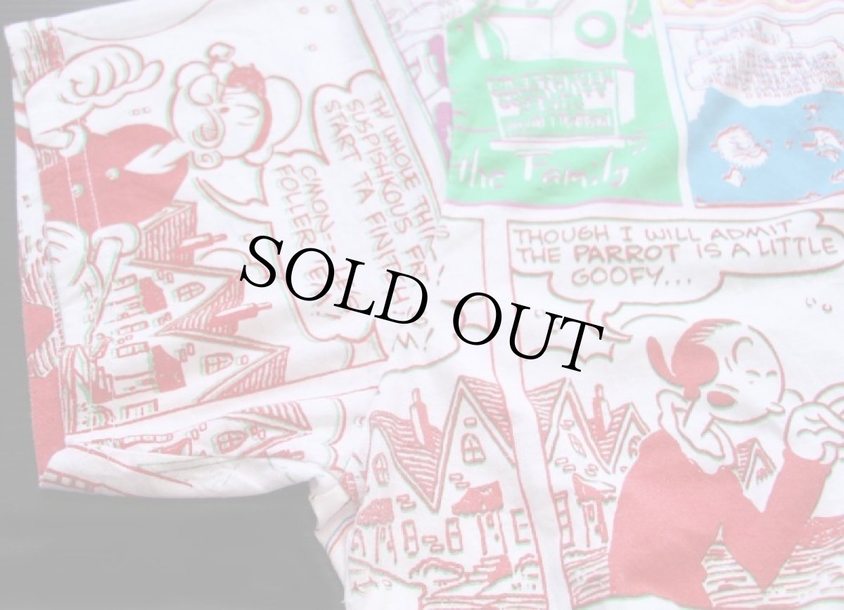 画像6: POPEYEポパイ コミック オールオーバープリント Tシャツ 3XL★特大 (6)