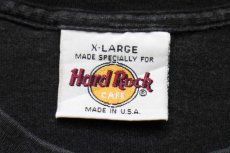 画像4: 90s USA製 Hard Rock CAFE ハードロック カフェ NASHVILLE コットンTシャツ 黒 XL (4)