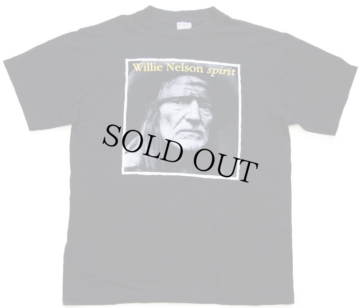 画像2: 90s USA製 Willie Nelson spirit 両面プリント コットンTシャツ 黒 XL (2)
