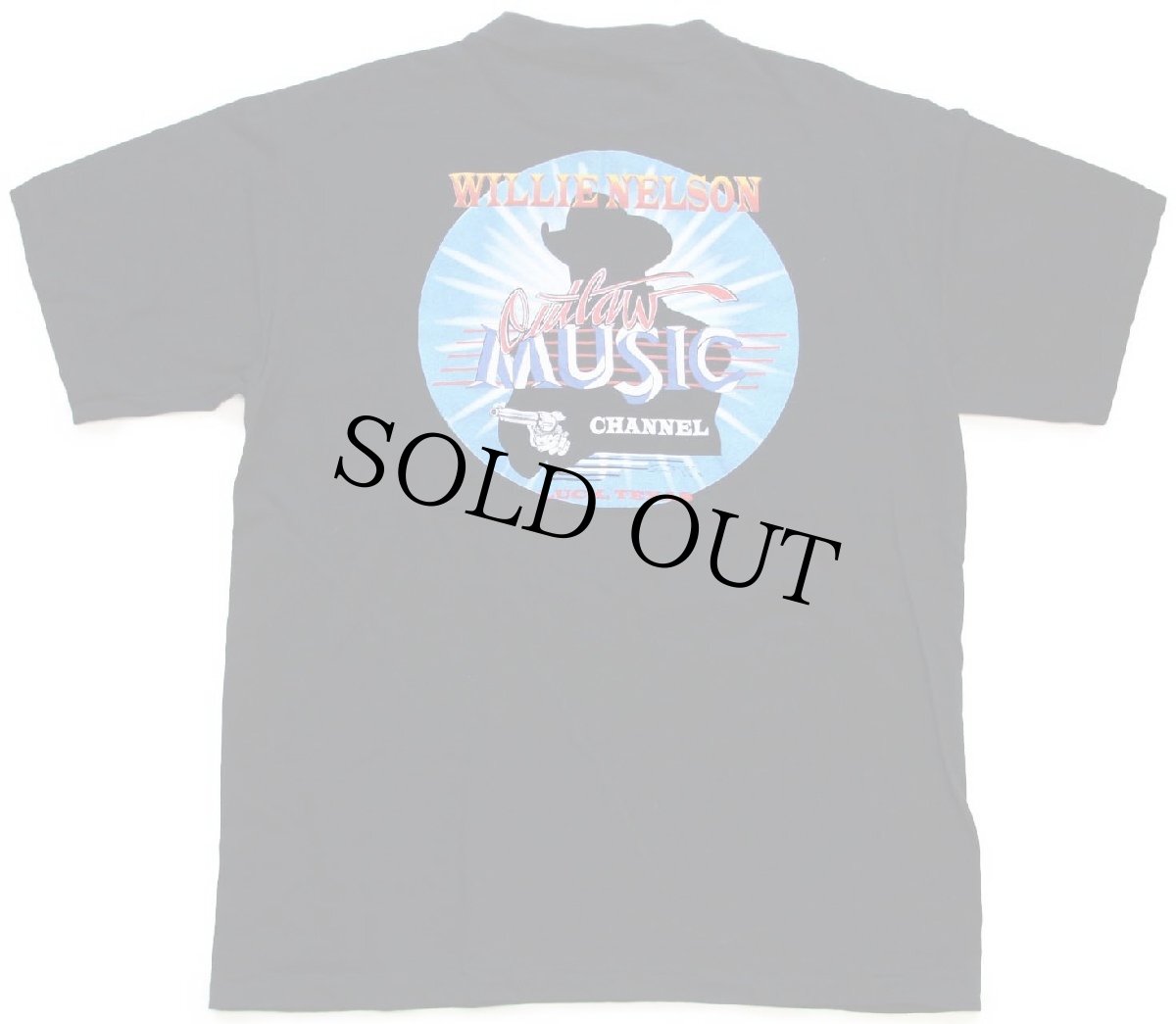 画像3: 90s USA製 Willie Nelson spirit 両面プリント コットンTシャツ 黒 XL (3)