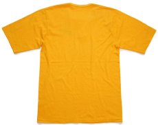 画像3: 80s IOWA HAWKS ヘンリーネック Tシャツ 濃黄 (3)