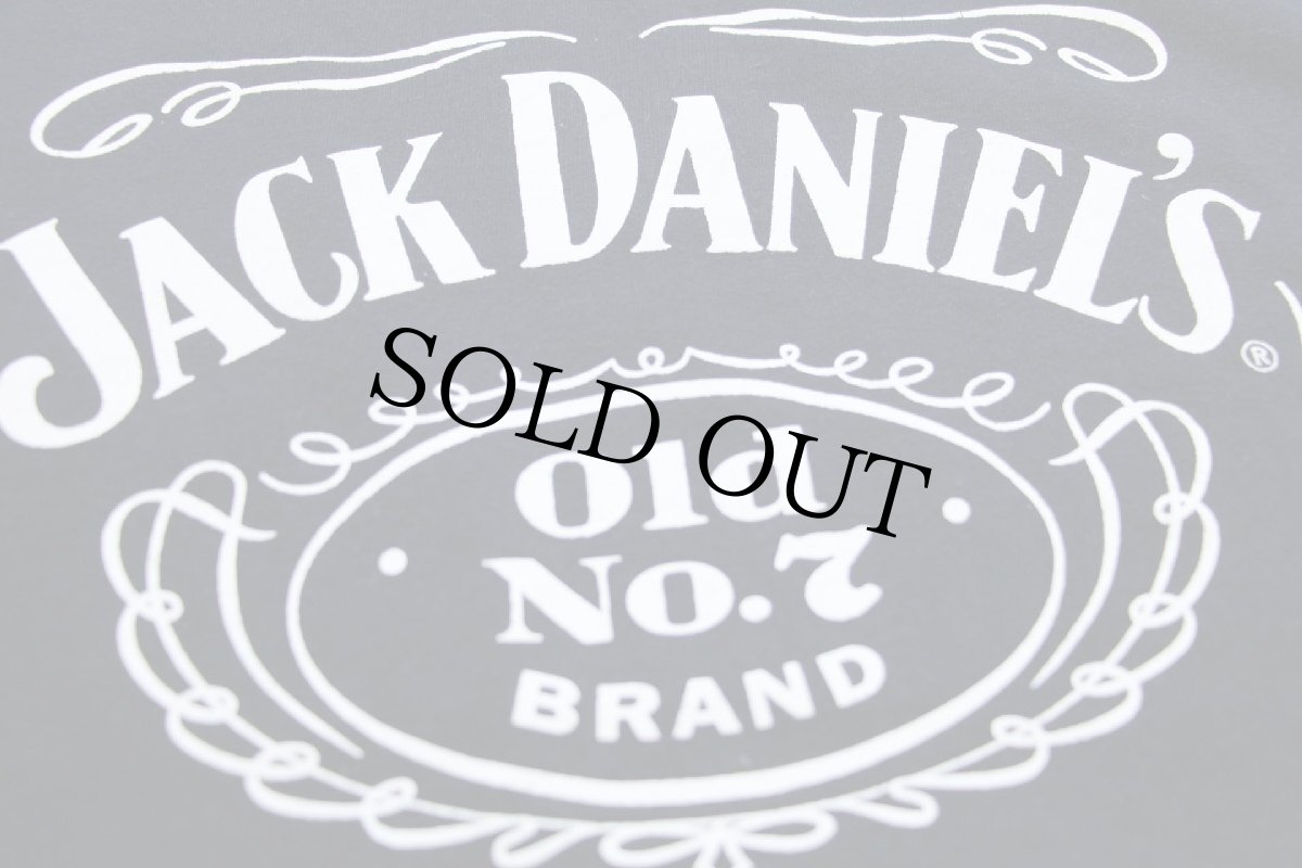 画像5: JACK DANIEL'S OLD No.7 ジャックダニエル ロゴ コットンTシャツ 黒 XL (5)