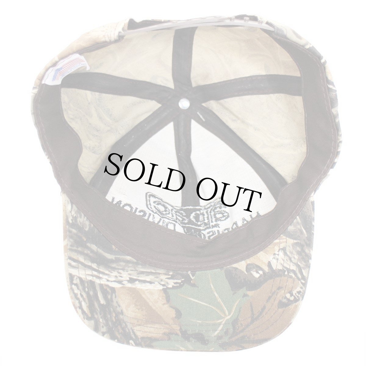 画像9: デッドストック★90s USA製 ADVANTAGE apac HARRISON DIVISION刺繍 リアルツリーカモ コットンキャップ (9)