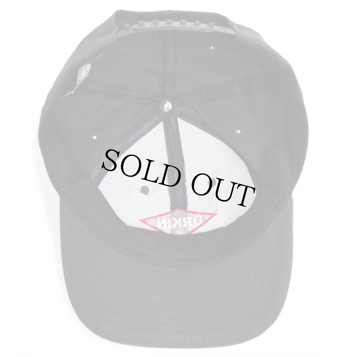 画像7: 90s USA製 ORKIN COMMERCIAL SERVICES ロゴ刺繍 キャップ チャコールグレー L (7)