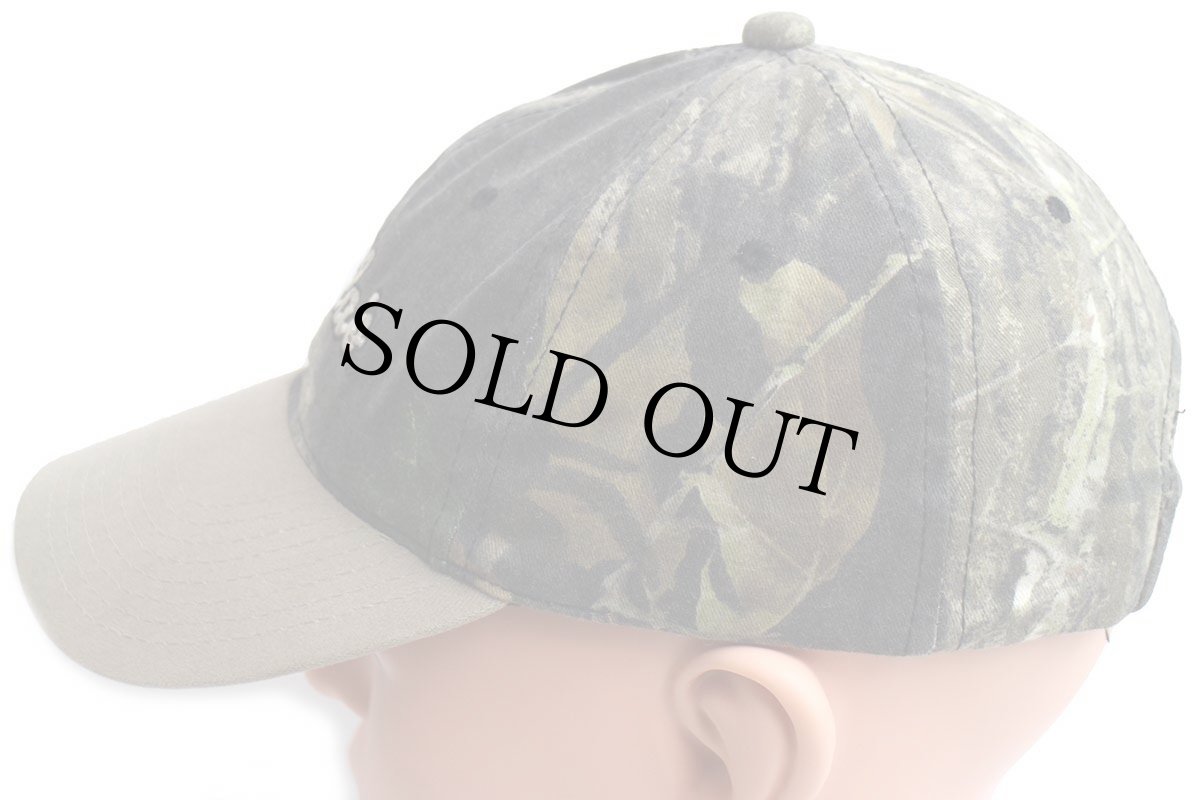 画像3: Cabela'sカベラス ロゴ刺繍 リアルツリーカモ ツートン 切り替え コットンキャップ (3)