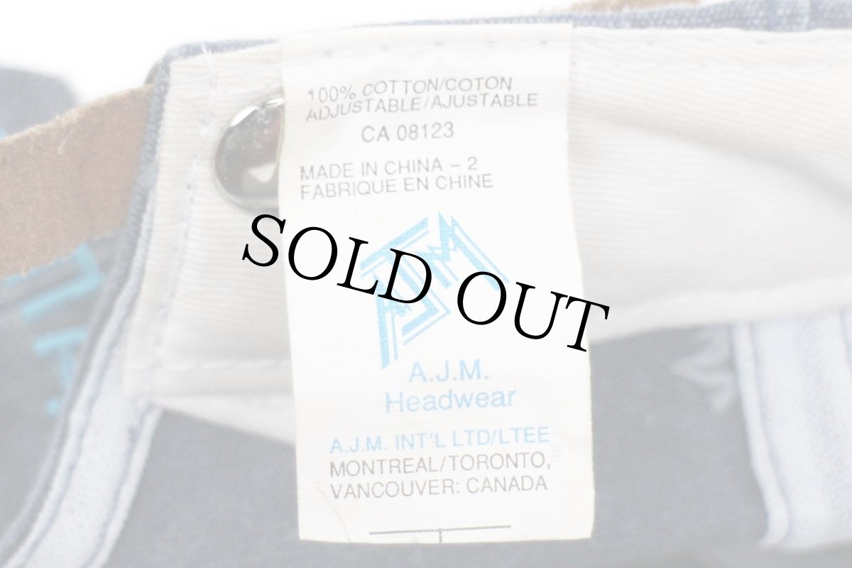 画像6: 00s SHIMANOシマノ ロゴ刺繍 コットンキャップ 薄紺 (6)