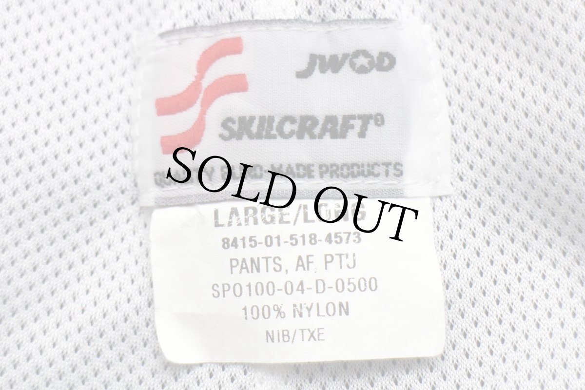 画像6: 00s 米軍 U.S.AIR FORCE PTU トレーニング ナイロンパンツ 紺 L/L★05 IPFU (6)