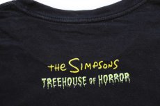 画像6: The Simpsons シンプソンズ TREEHOUSE OF HORROR バート コットンTシャツ 黒 XL (6)