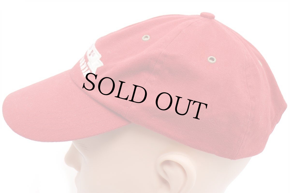 画像3: Levi'sリーバイス ロゴ刺繍 コットンキャップ 赤 (3)