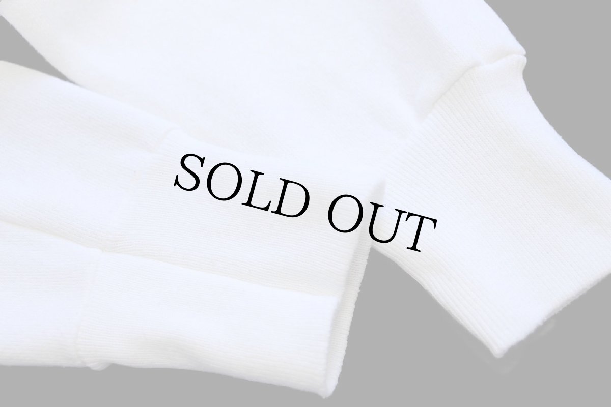 画像6: 80s USA製 SHOEBOX GREETINGS Happy with what I have. イラスト スウェット 白 L (6)