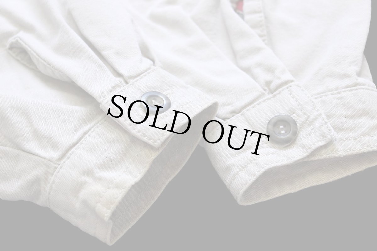 画像6: 90s Woolrichウールリッチ フォークロア柄 コットンライナー ダック地 フィールドジャケット STONE (6)