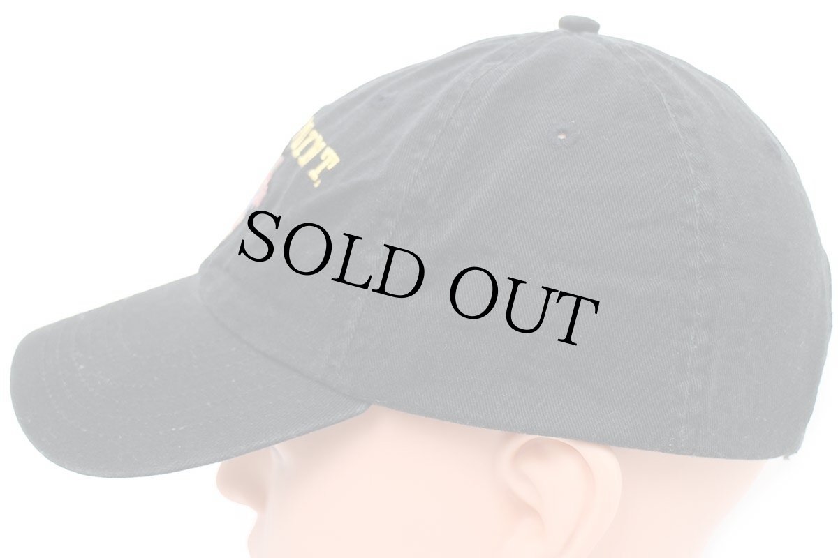 画像3: USMA WEST POINT 刺繍&アップリケ コットンキャップ 黒★U.S.ARMY (3)