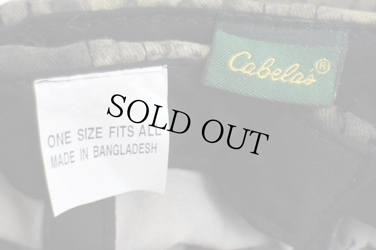 画像6: Cabela'sカベラス ロゴ刺繍 リアルツリーカモ ツートン 切り替え コットンキャップ (6)