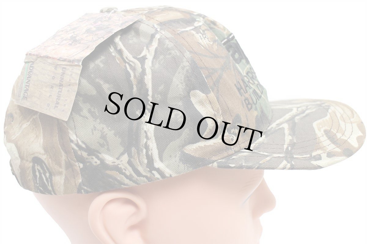 画像4: デッドストック★90s USA製 ADVANTAGE apac HARRISON DIVISION刺繍 リアルツリーカモ コットンキャップ (4)