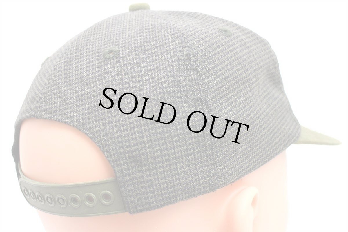 画像2: 90s USA製 JEEPジープ 刺繍 織り柄 コットンキャップ オリーブ (2)