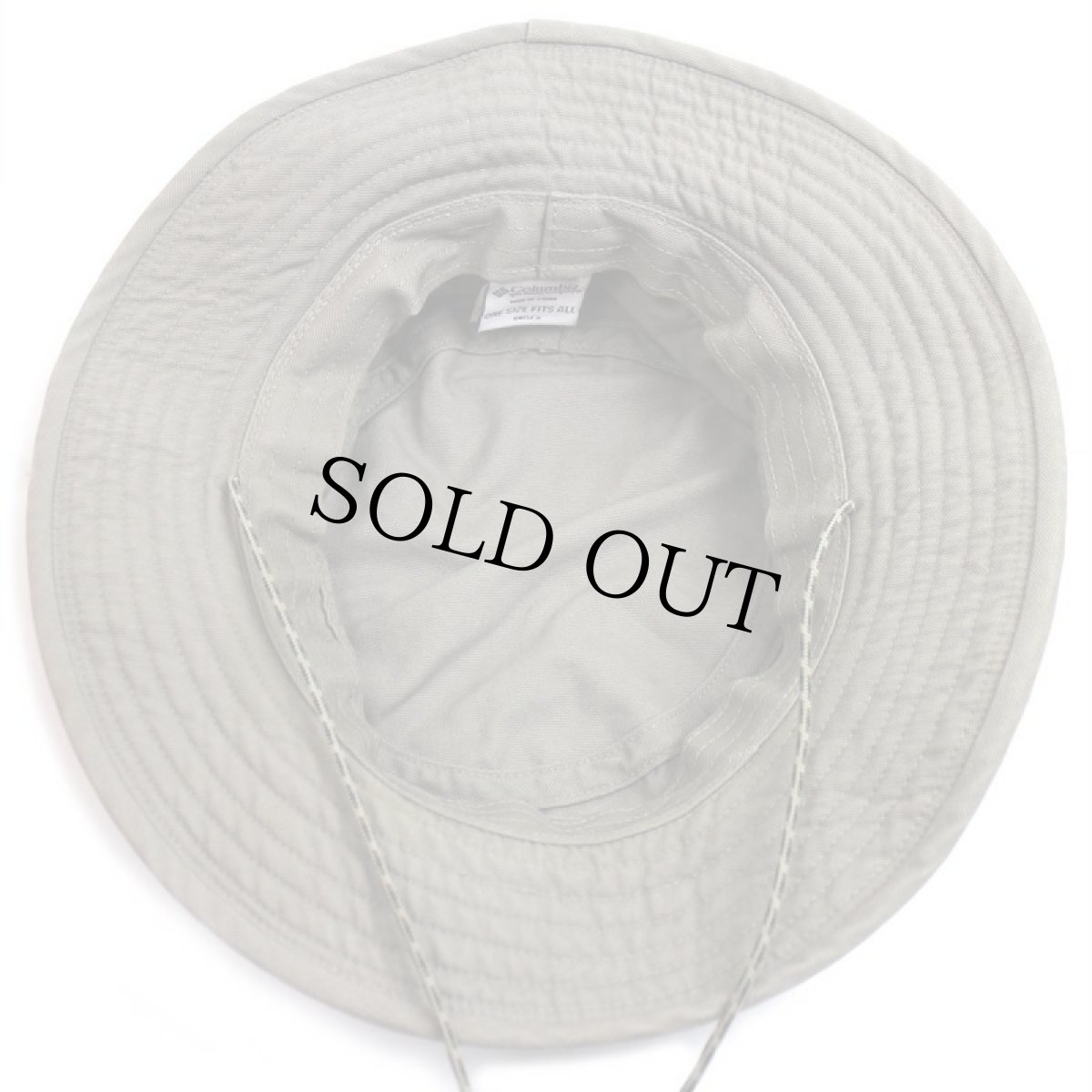 画像7: 00s Columbiaコロンビア コットン キャンバス ブーニーハット グレーベージュ (7)