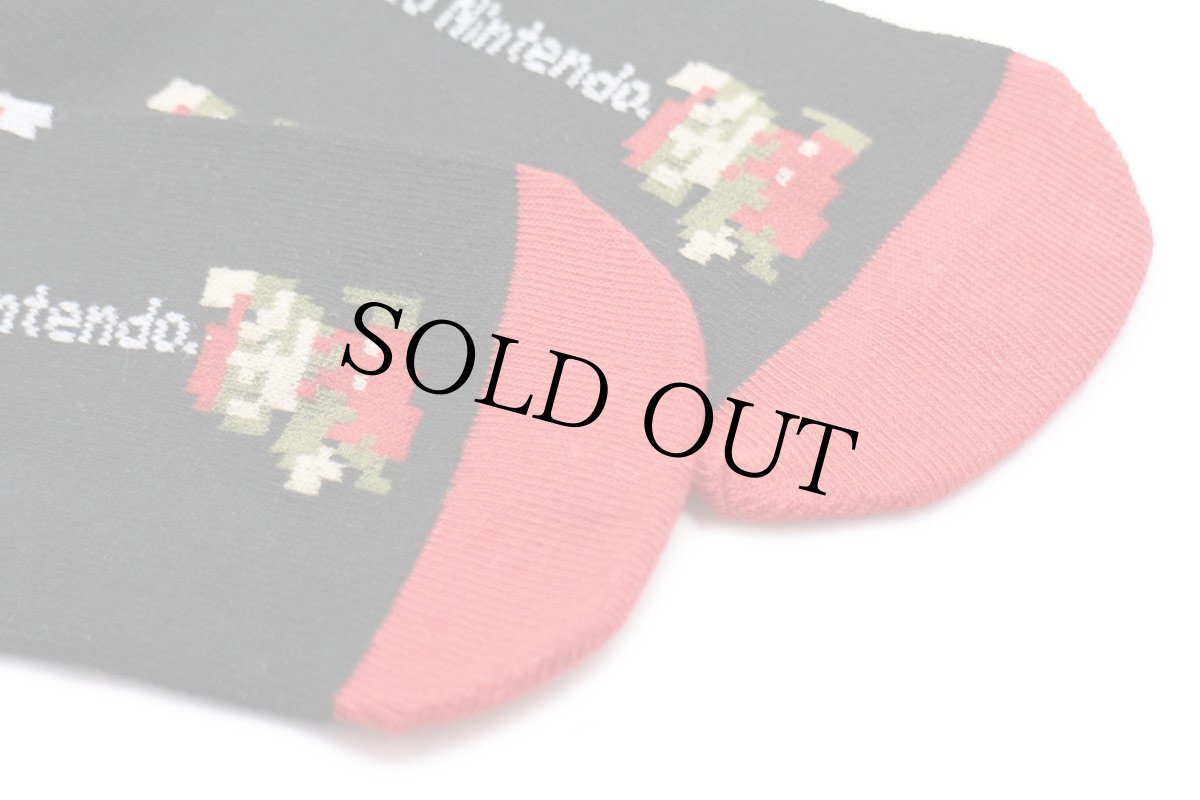 画像5: 未使用★Nintendo SUPER MARIO BROS. スーパーマリオ ソックス ブラック★靴下 (5)