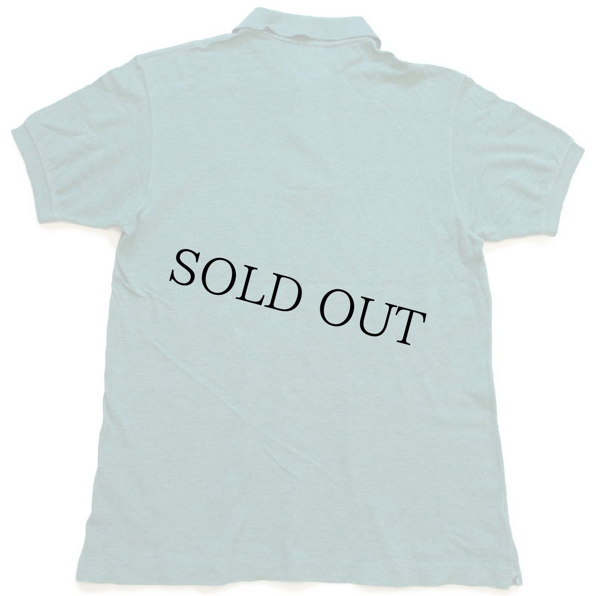 画像2: 70s フランス製 CHEMISE LACOSTE ラコステ ワンポイント コットン 鹿の子 ポロシャツ 杢グリーン 4★142 (2)