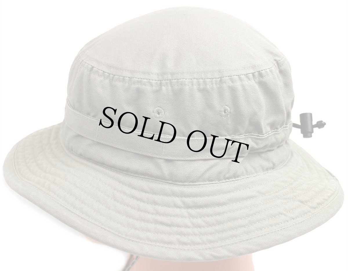 画像3: 00s Columbiaコロンビア コットン キャンバス ブーニーハット グレーベージュ (3)