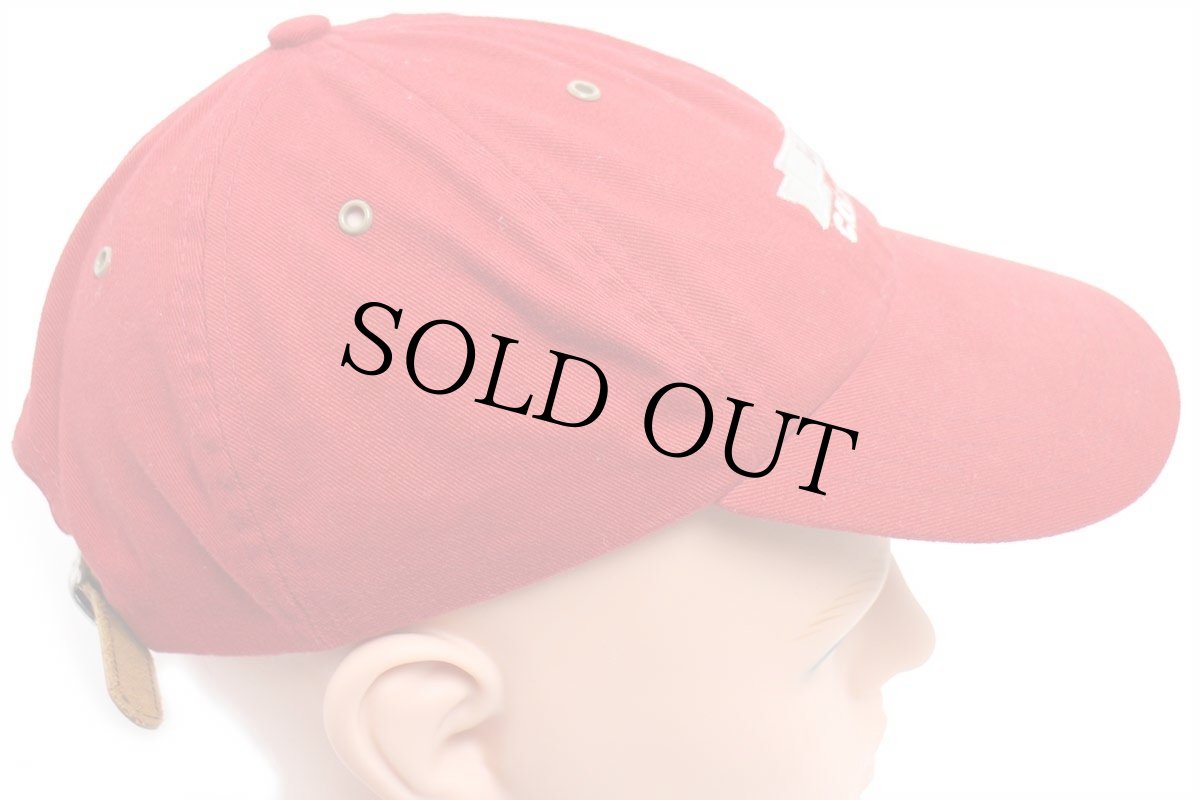 画像4: Levi'sリーバイス ロゴ刺繍 コットンキャップ 赤 (4)