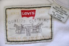 画像4: 90s Levi'sリーバイス カラーデニムシャツ 生成り L (4)