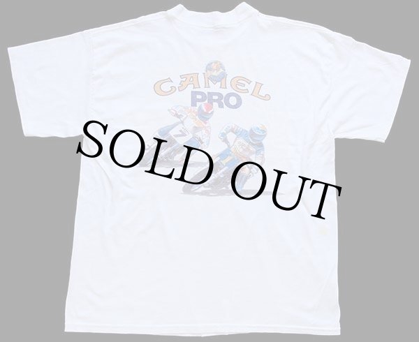90s CAMEL プロモ Tシャツ フェード ボロ キャメルtシャツ 90s CAMEL PRO キャメル Sacramento '92 ダートトラック レース