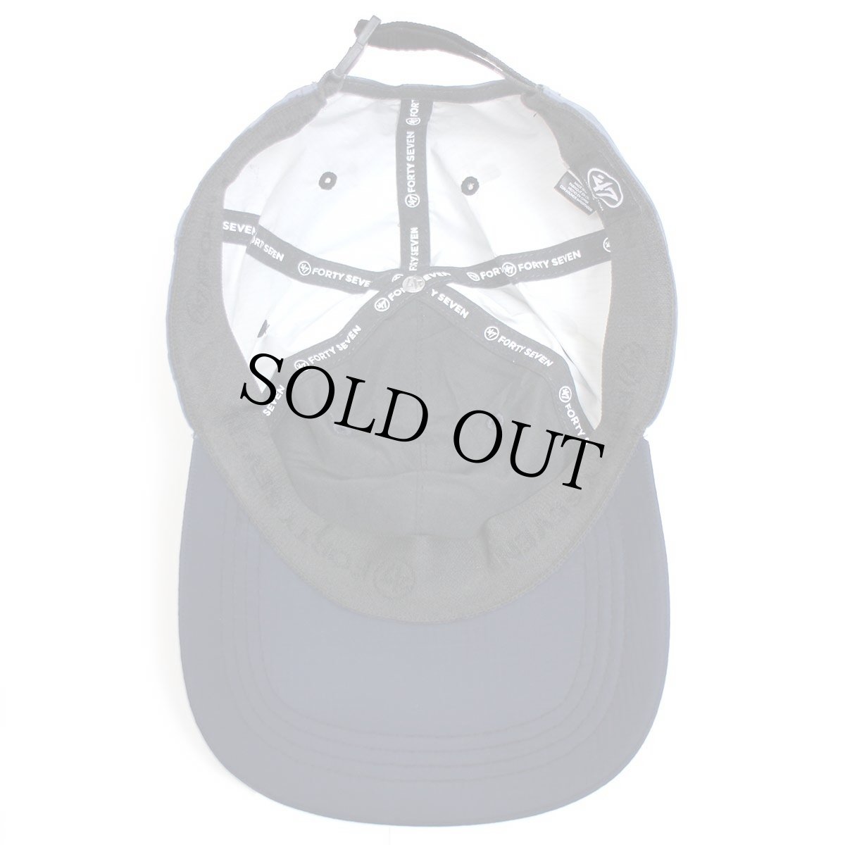 画像7: NANGAナンガ×47 FORTY SEVEN ロゴ刺繍 ナイロンキャップ 紺 (7)