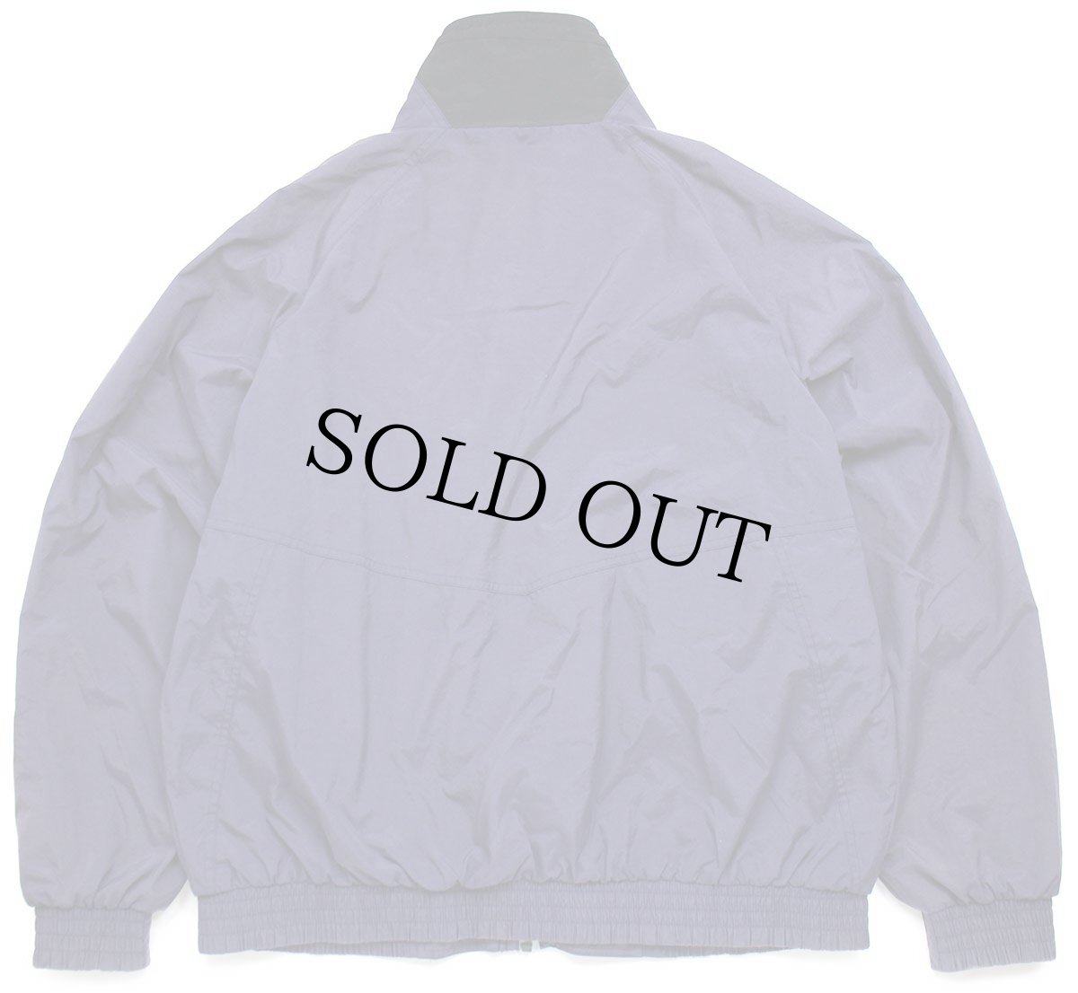 画像2: 90s JANSPORTジャンスポーツ ロゴ刺繍 ナイロンジャケット ナス紺 XL (2)