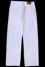 画像3: 90s USA製 Levi'sリーバイス 501 ホワイト デニムパンツ w36 L32 (3)