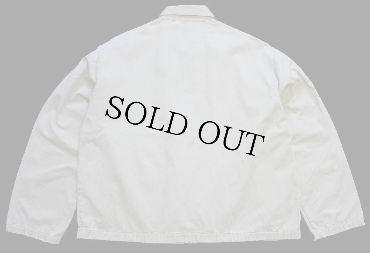 画像2: 80s USA製 ポロ ラルフローレン ワンポイント チンスト付き コットンジャケット カーキ フェード L (2)