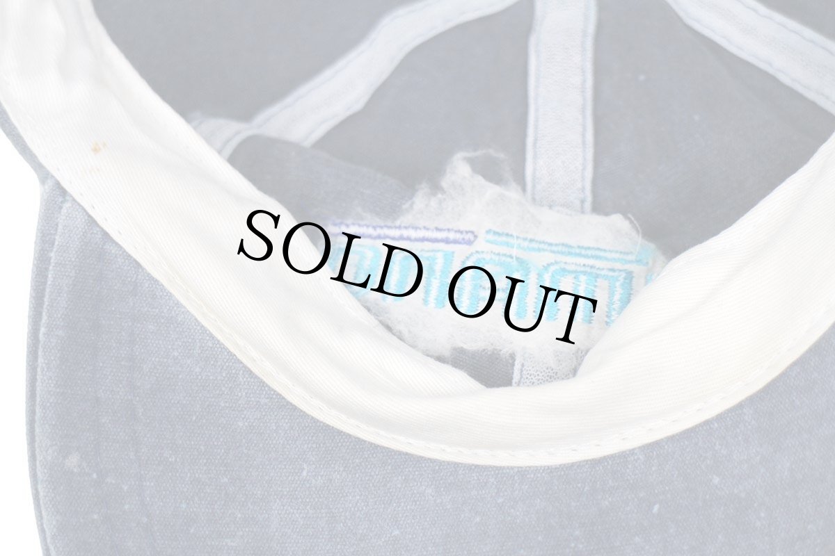 画像8: 00s SHIMANOシマノ ロゴ刺繍 コットンキャップ 薄紺 (8)