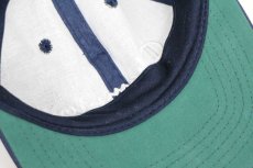 画像9: 90s Championチャンピオン スクリプト Derby blue ロゴ刺繍 キャップ 紺 (9)