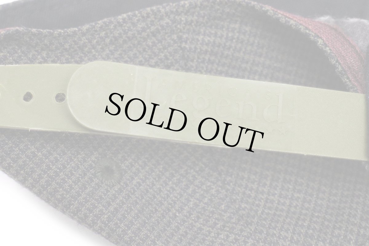 画像6: 90s USA製 JEEPジープ 刺繍 織り柄 コットンキャップ オリーブ (6)