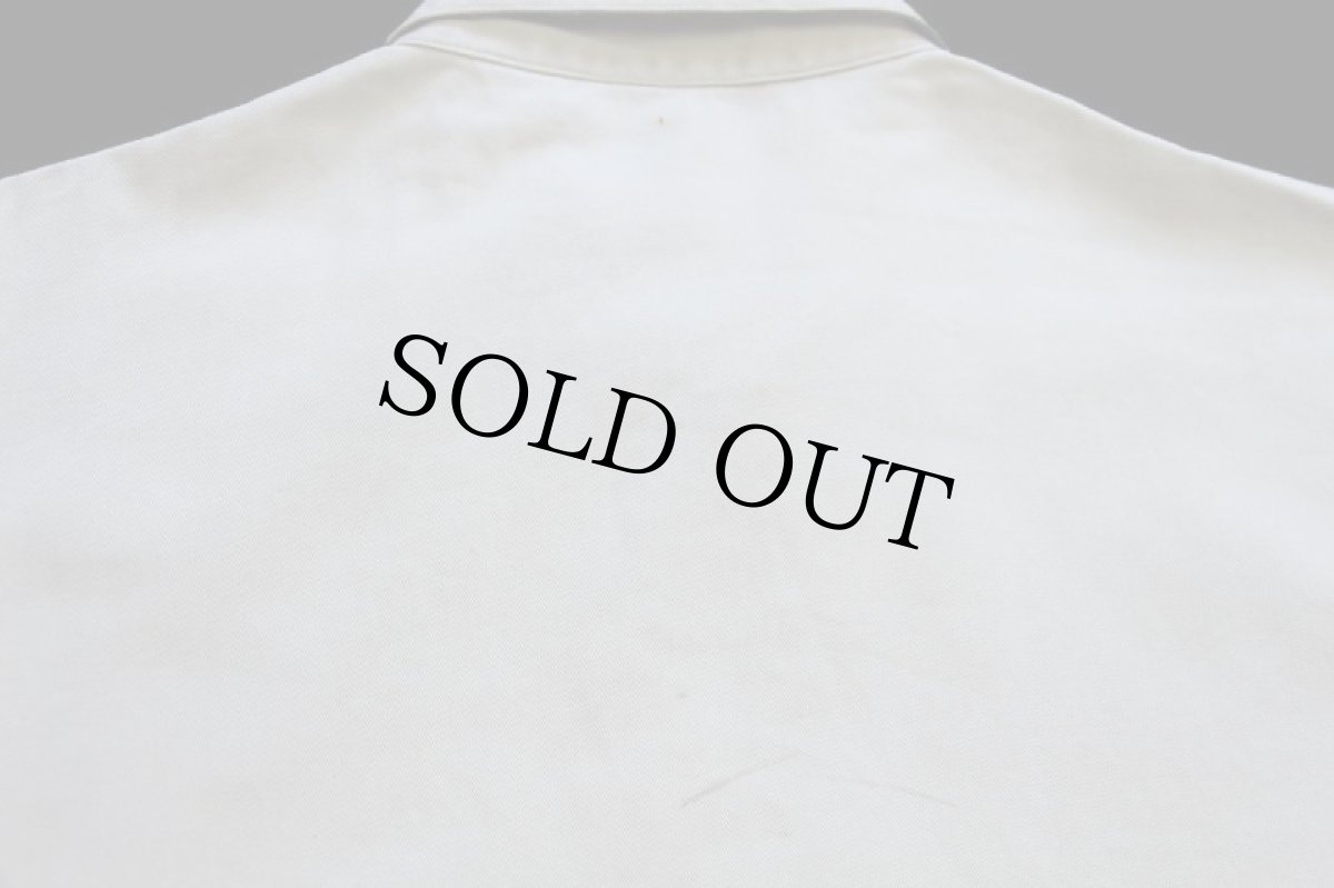 画像5: 80s USA製 ポロ ラルフローレン ワンポイント チンスト付き コットンジャケット カーキ フェード L (5)