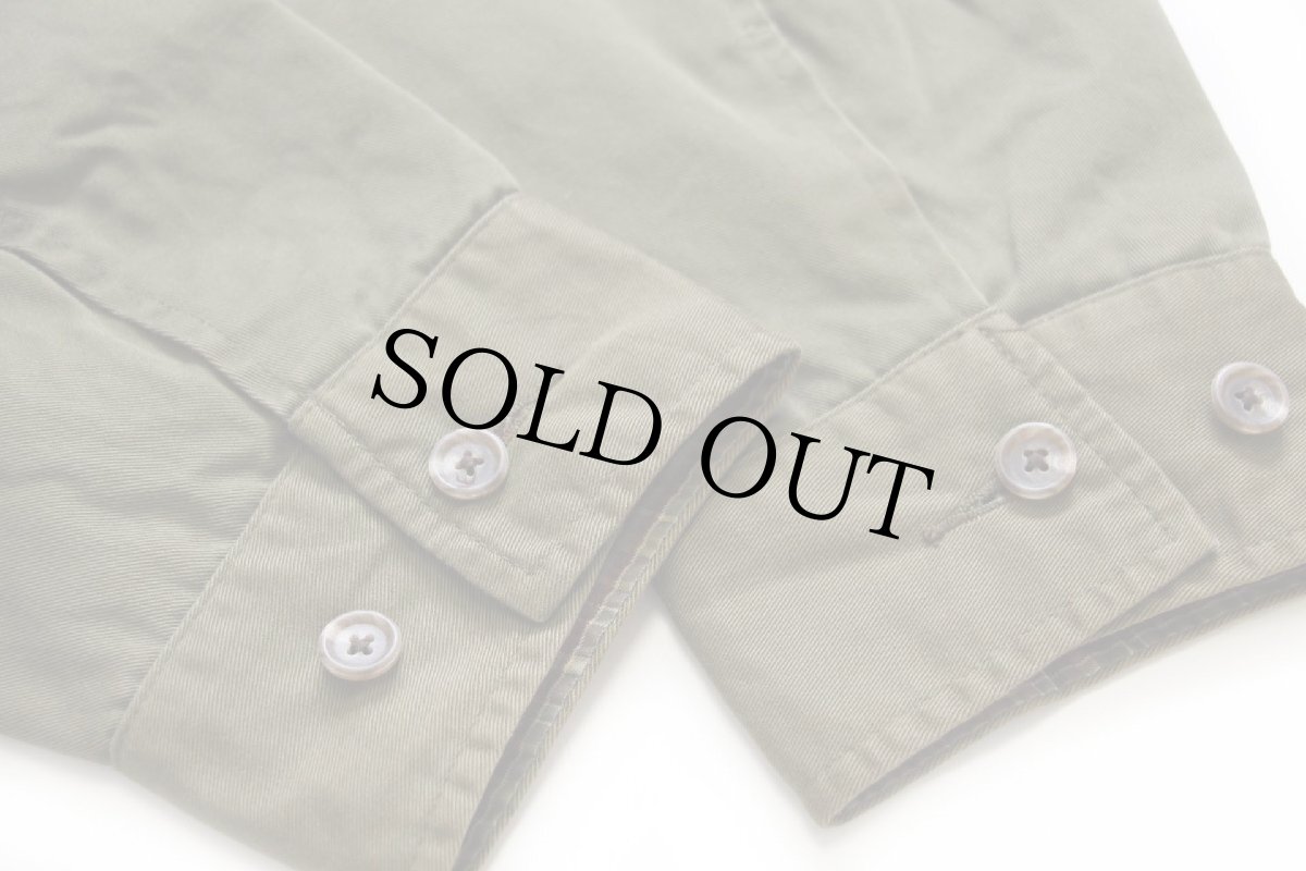 画像6: 00s ポロ ラルフローレン ワンポイント チンスト付き マドラスチェックライナー コットンジャケット オリーブ M (6)