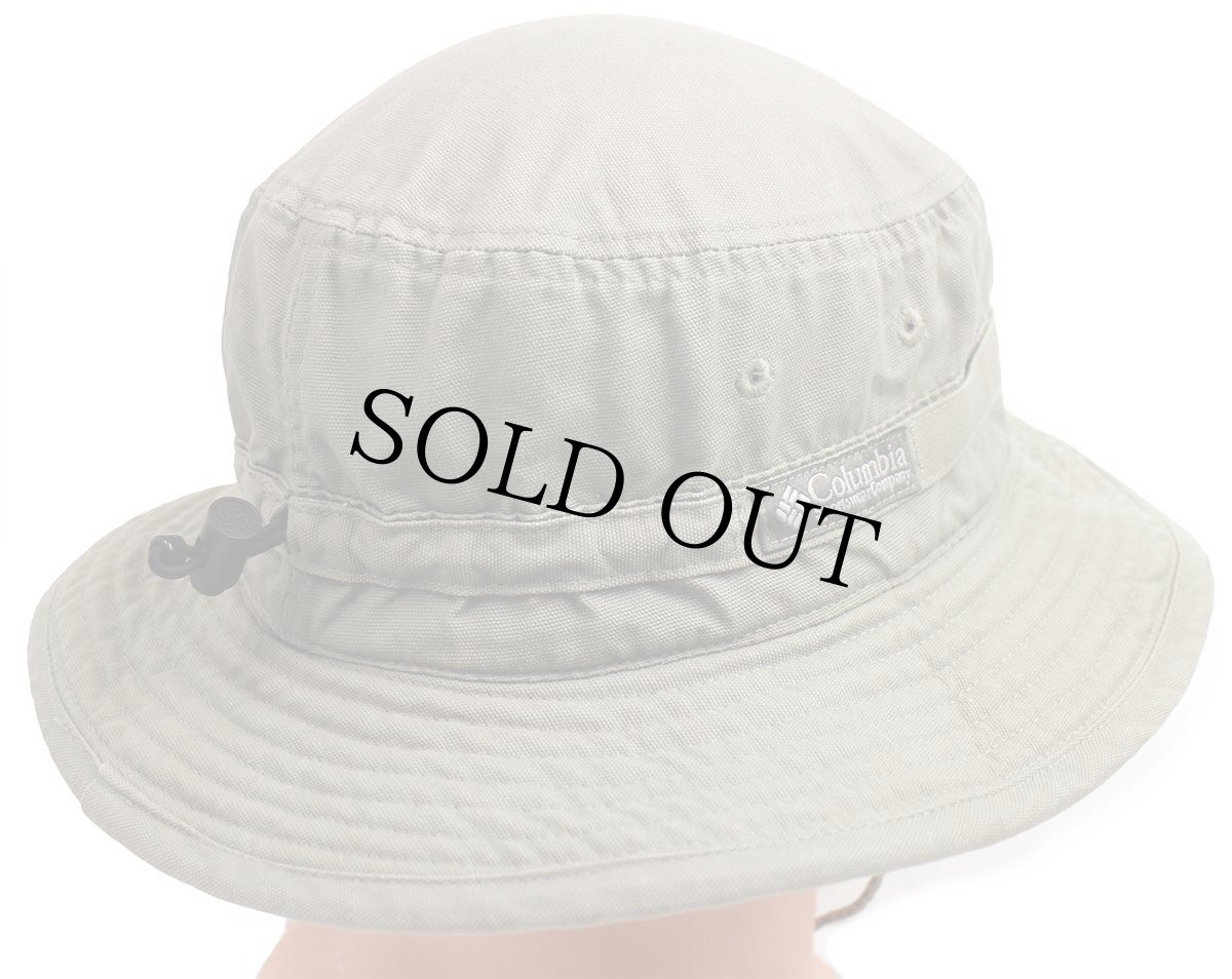 画像2: 00s Columbiaコロンビア コットン キャンバス ブーニーハット グレーベージュ (2)