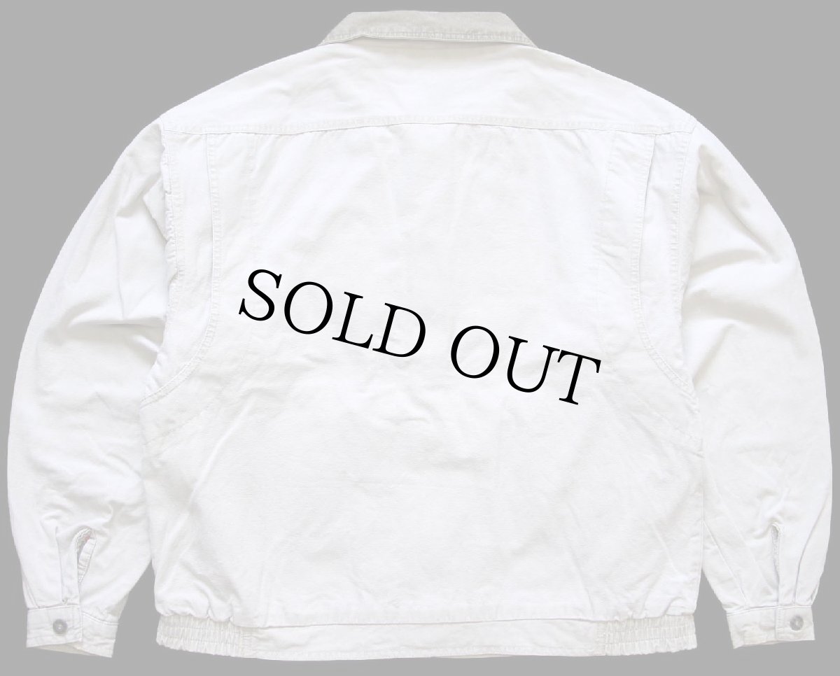 画像2: 90s Woolrichウールリッチ フォークロア柄 コットンライナー ダック地 フィールドジャケット STONE (2)