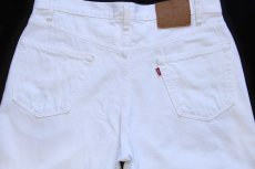 画像5: 90s USA製 Levi'sリーバイス 550 ホワイト デニムパンツ w36 L34 (5)