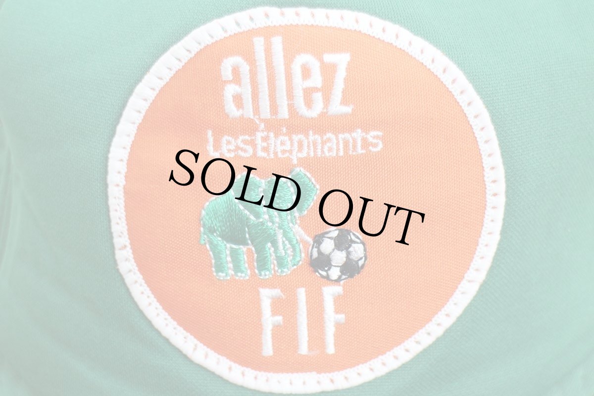 画像5: 90s allez LesElephants FIF エレファント サッカーボール パッチ付き メッシュキャップ 緑 (5)