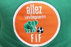 画像5: 90s allez LesElephants FIF エレファント サッカーボール パッチ付き メッシュキャップ 緑 (5)