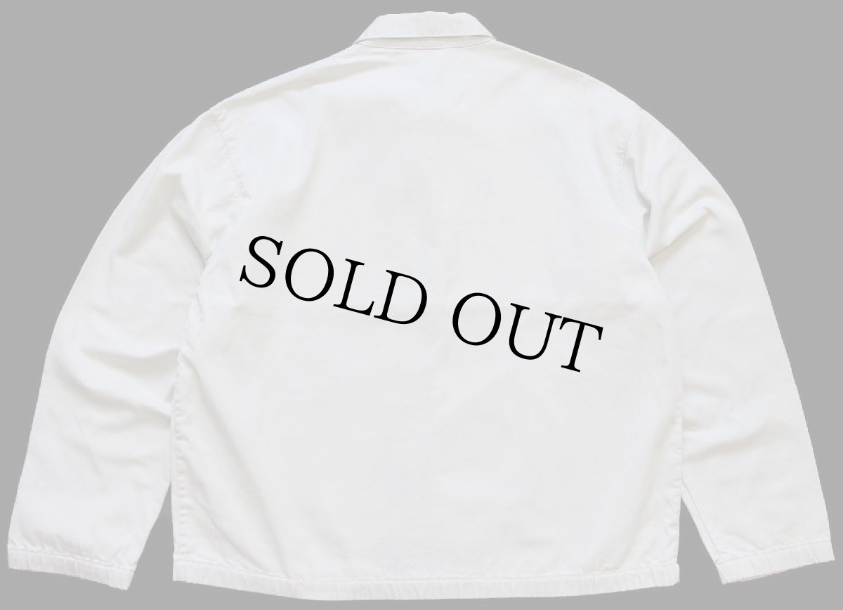 画像2: 90s ポロ ラルフローレン ワンポイント チンスト付き コットンジャケット アイボリー★A (2)