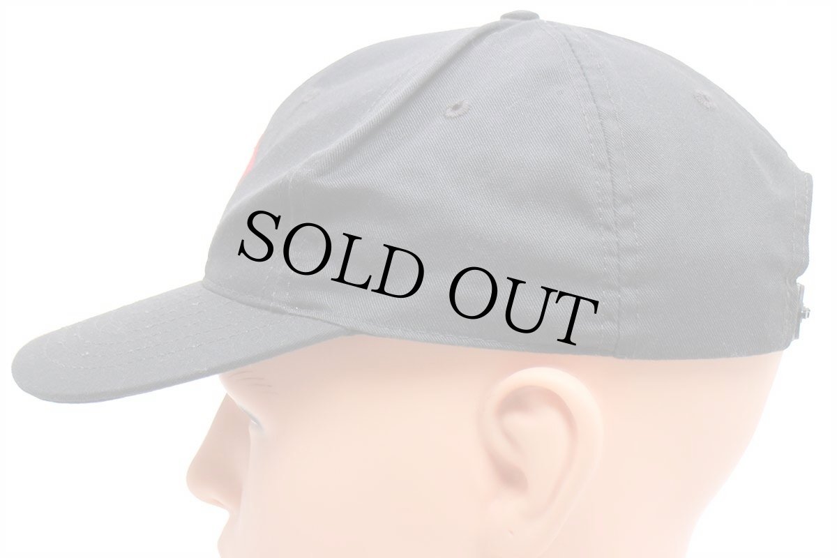 画像3: 90s USA製 ORKIN COMMERCIAL SERVICES ロゴ刺繍 キャップ チャコールグレー L (3)