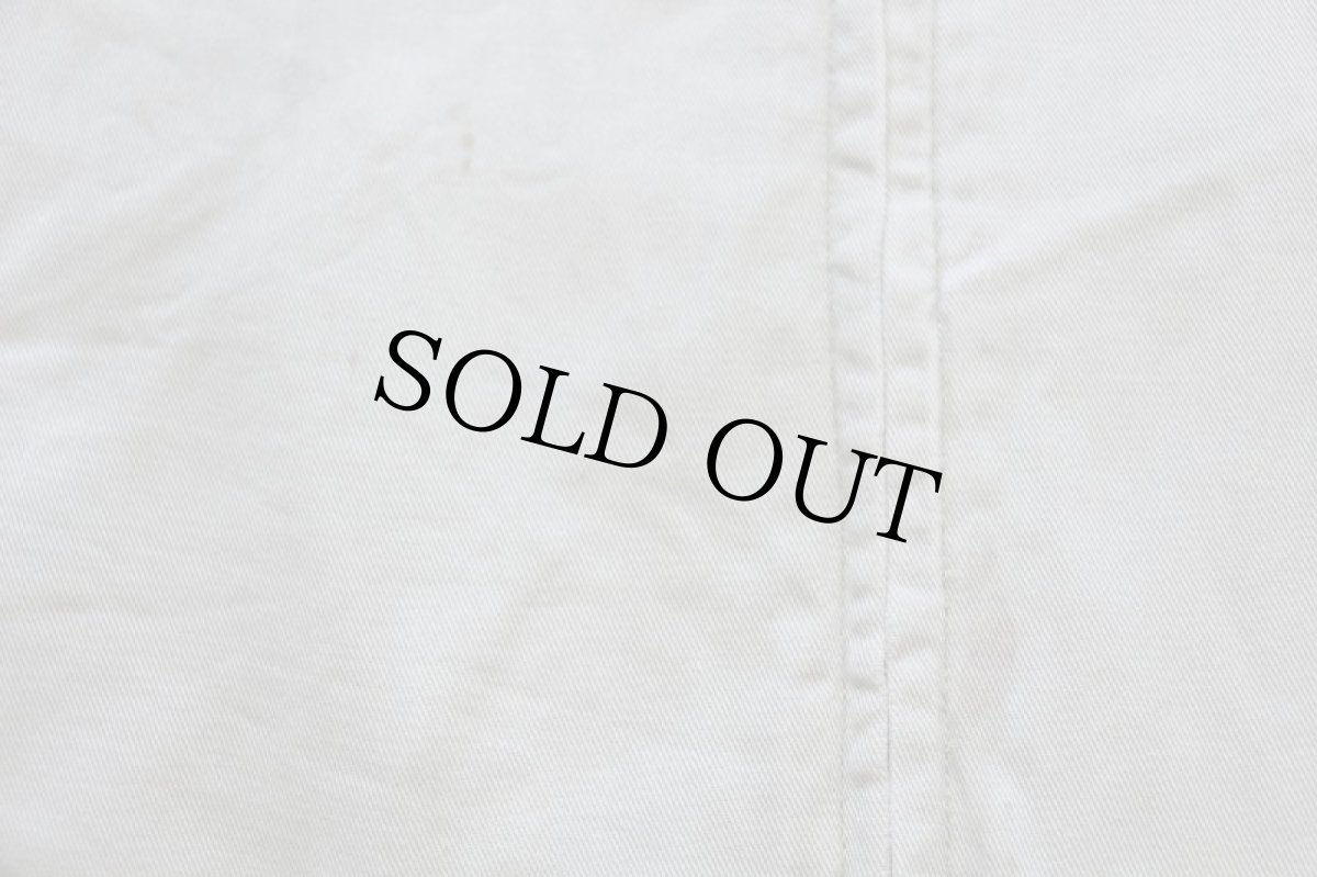 画像6: 80s USA製 ポロ ラルフローレン ワンポイント チンスト付き コットンジャケット カーキ フェード L (6)