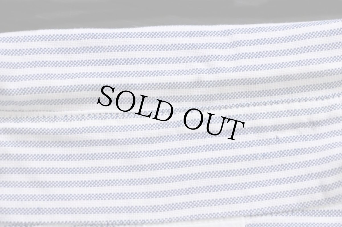 画像5: 70s USA製 Brooks Brothersブルックスブラザーズ Makers 6ボタン ストライプ ボタンダウン オックスフォード コットンシャツ 17.5★B (5)